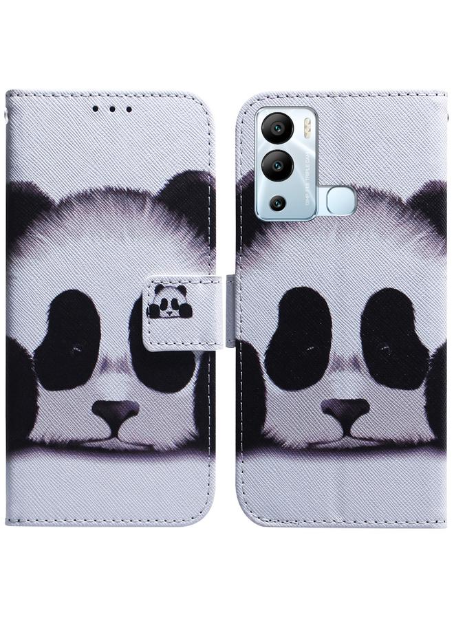 اس-توب جراب هاتف جلدي برسومات ملونة لهاتف Infinix Hot 12i - Image 1