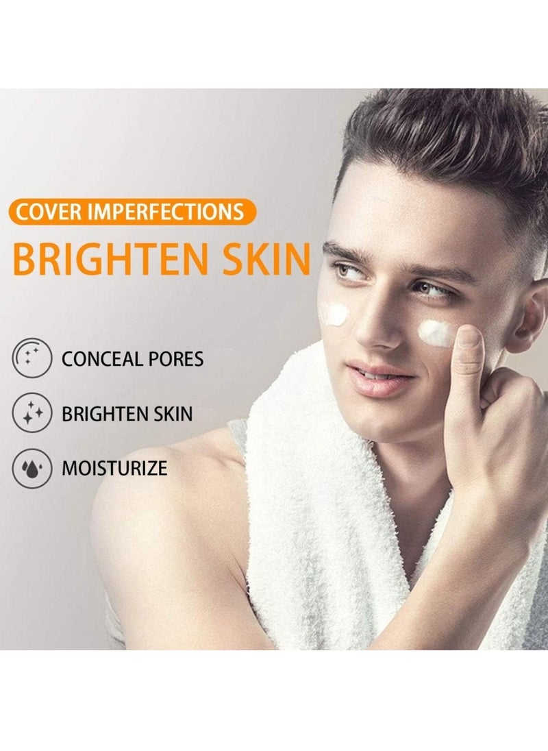 PANSLY Lightweight Water CC Cream SPF50 Sunscreen with Ceramide Vitamin E Centrally Color Correcting Cream Hydrating Even Skin Tone men sunscreen cream 40ml  - Image 4