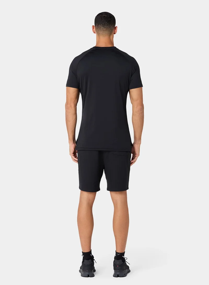 Squatwolf Black Ultralight Gym T-Shirt for Men | Best Price UAE