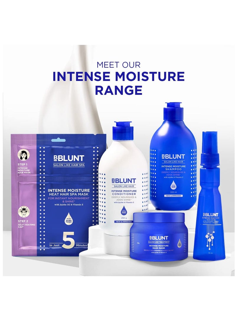 BBLUNT Intense Moisture Hair Mask with Jojoba Oil Vitamin E for Nourished Shiny Hair 250G - Image 3