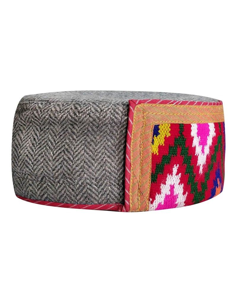 Vastraa Fusion Store Vastraa Fusion Unisex Woolen Kullu/Himachali Cap (Pack of 1) - Image 2