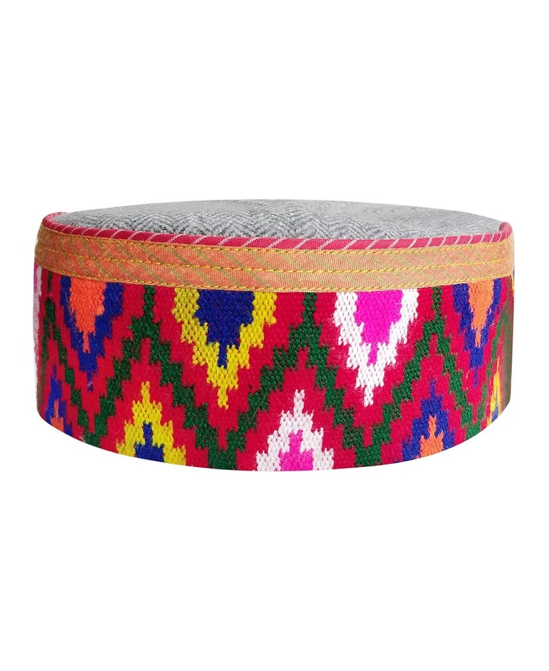Vastraa Fusion Store Vastraa Fusion Unisex Woolen Kullu/Himachali Cap (Pack of 1) - Image 1