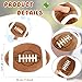 Conagel 2 Pcs 12 Inch Football Plush Pillow Fluffy Stuffed Football Throw Pillows Soft Sports Throw Pillows for Kids Birthday Party Supply Gifts Bedroom Sofa Decor - Image 4