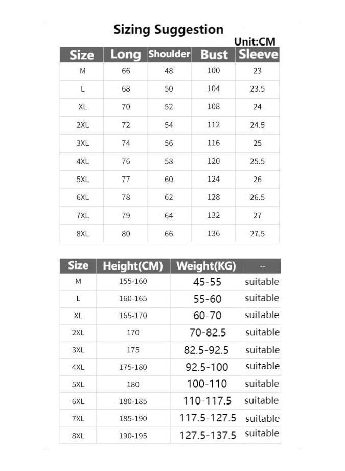 Large Size Fashionable Men's Printed Casual Round Neck T-shirt  - Image 3