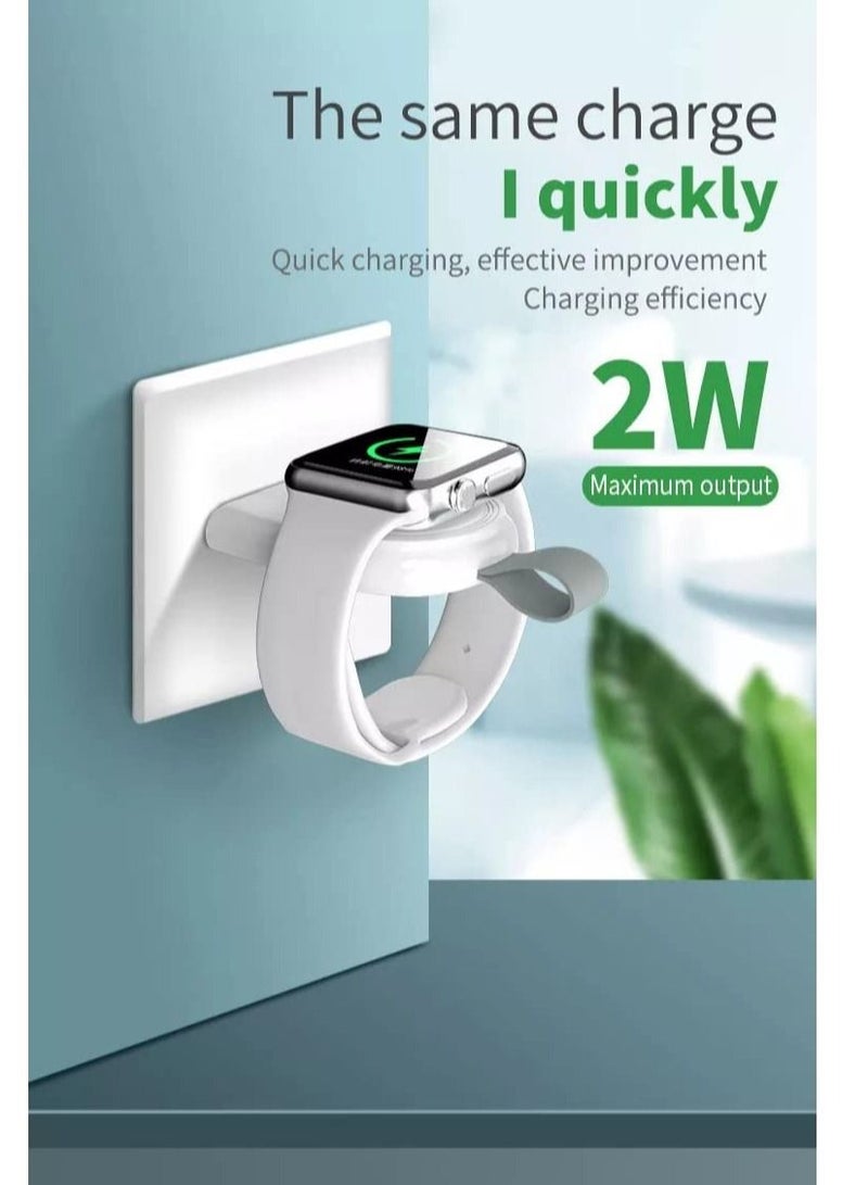 Mini Portable Magnetic Mobile Power Wireless Charger For Apple Watch - Image 3