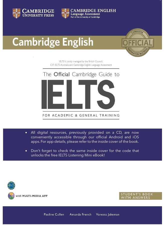 The Official Cambridge Guide to IELTS South Asia - With Free Audio Ebook & Video Access