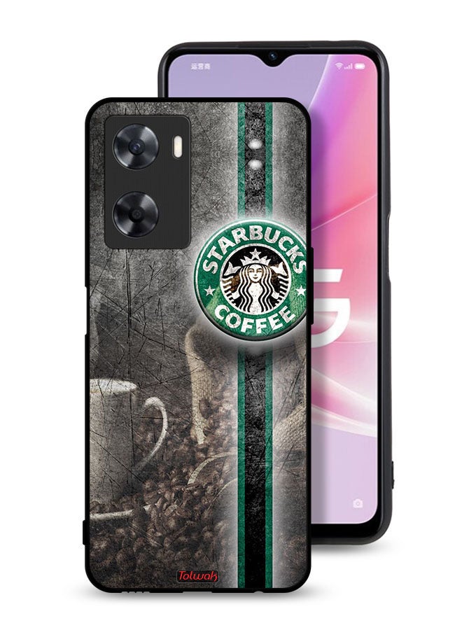 Tolwak Oppo A77s Protective Case Cover Coffee Art - Image 1