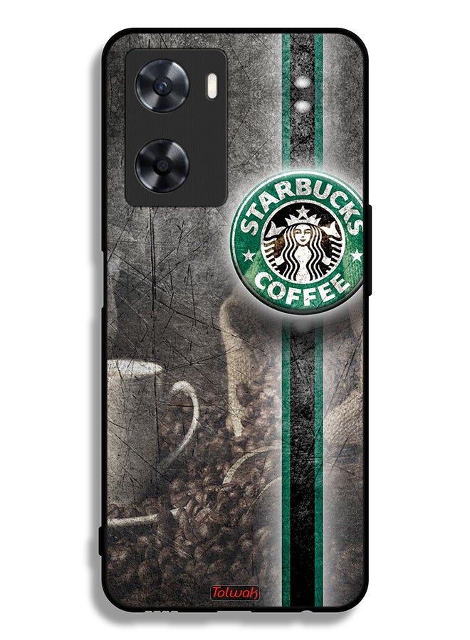 Tolwak Oppo A77s Protective Case Cover Coffee Art - Image 2