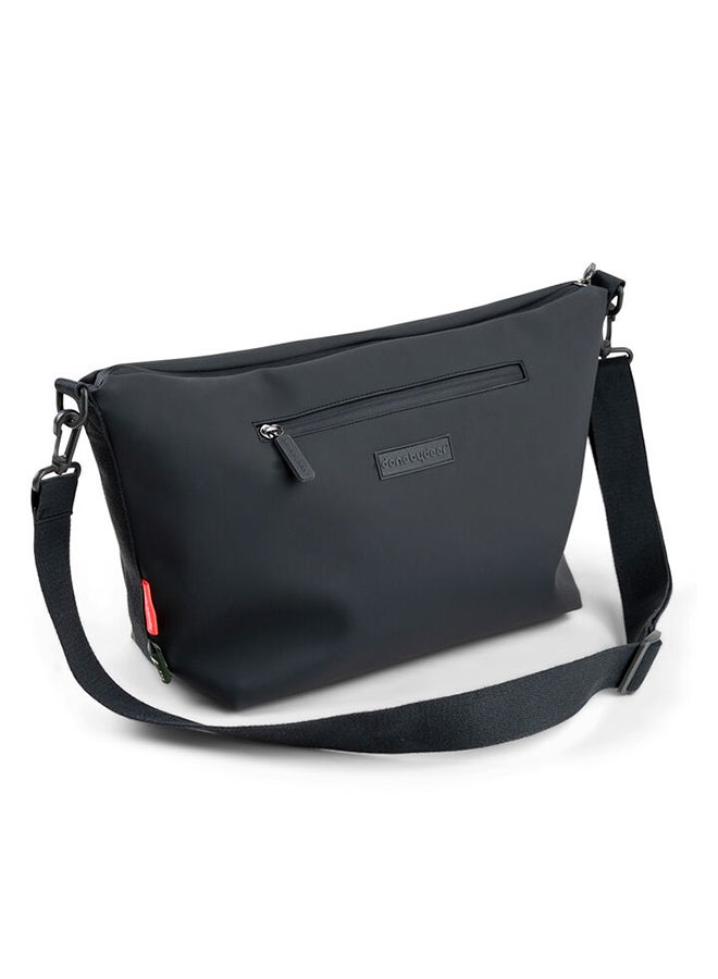 done by deer Stroller Bag - Compact Quilted Organizer with Zipped Compartments  And  Stroller Hooks - Black  - Image 1