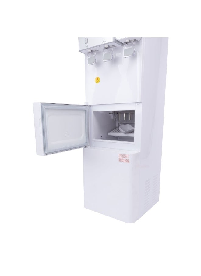 بلاتينيوم WD 3000 I موزع مياه 85 واط مع صانع ثلج وقفل أمان أبيض وفضي 35.5 × 39 × 111.06 سم  - Image 3