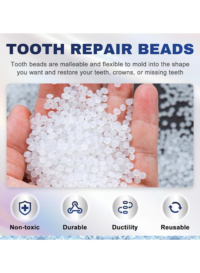 ORALHOE Tooth Repair Kit, Moldable Tooth Filling Repair Kit, Temporary Tooth Repair Kit, Dental Care Kit Fixing The Missing And Broken Replacements, DIY Natural Filling Fake Teeth, Smile Confidently Again - Image 5