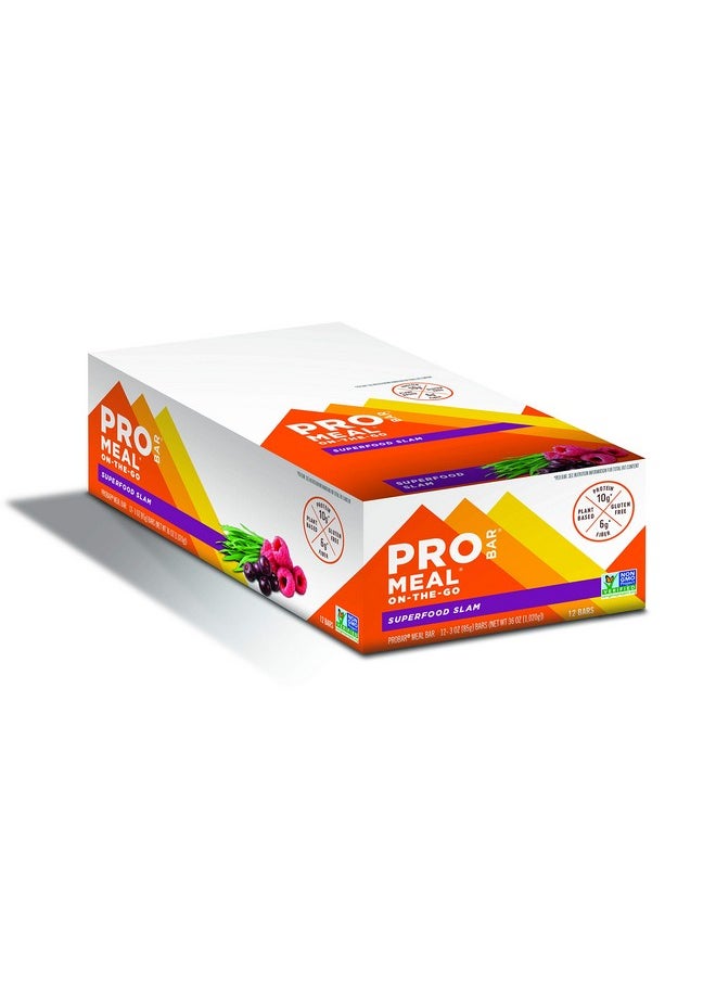 PROBAR - Meal Bar Superfood Slam Nongmo Glutenfree Healthy Plantbased Whole Food Ingredients Natural Energy (9 Count) - Image 1