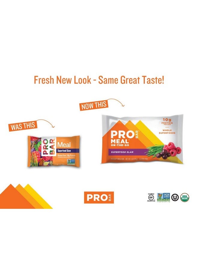 PROBAR - Meal Bar Superfood Slam Nongmo Glutenfree Healthy Plantbased Whole Food Ingredients Natural Energy (9 Count) - Image 1