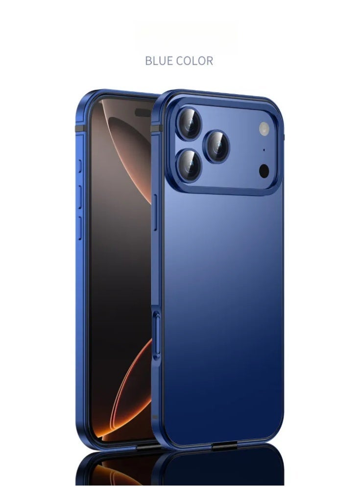 حقيبة هاتف معدنية من الألومنيوم المغناطيسية، غطاء واقي مضاد للصدمات بإطار معدني لـ iPhone 17 Pro/17 Pro Max - Image 1