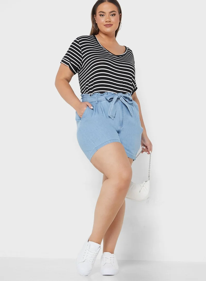 Only Carmakoma High Waist Shorts