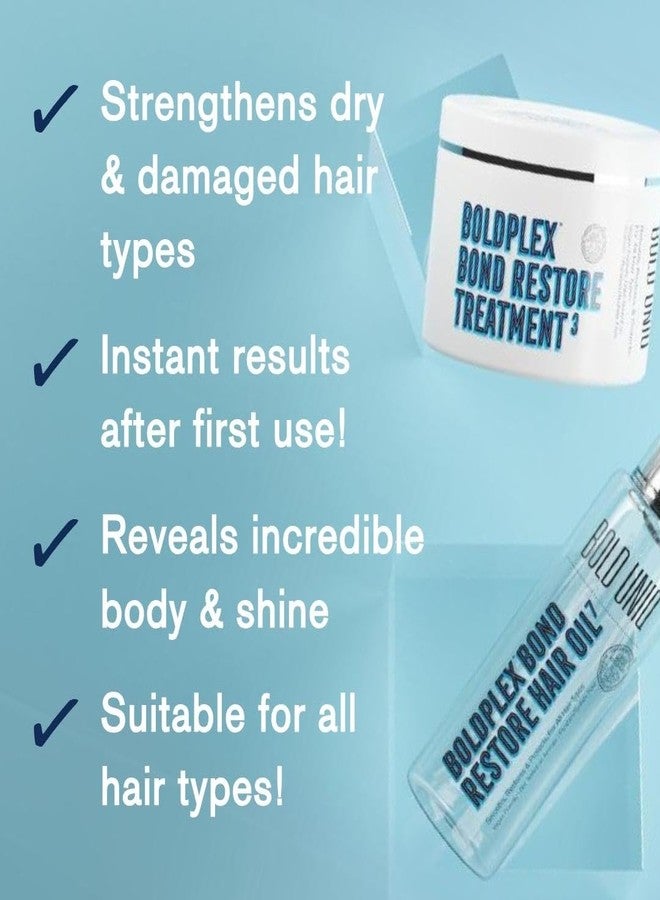 BOLD UNIQ Boldplex 3 & 7 Bond Restore Protein Treatment & Oil Duo for Dry & Damaged Hair - Hydrating Formula for Curly, Colored, Frizzy, Broken or Bleached Types. Cruelty-Free & 100% Vegan - Image 4