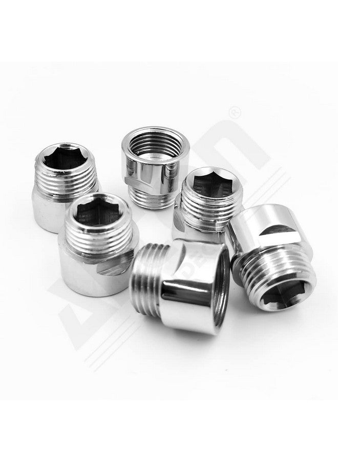 ألتون ALTON ALD310، حلمة تمديد نحاسية مقاس 1 بوصة، عبوة من 6 قطع (فضية) - Image 1