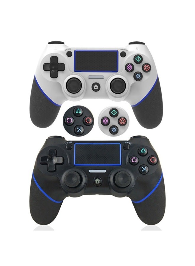 Coated Ps4 Game Handle Wireless Bluetooth P4 Handle Controller Dual Motor Vibration Somatosensory Burst - Image 2