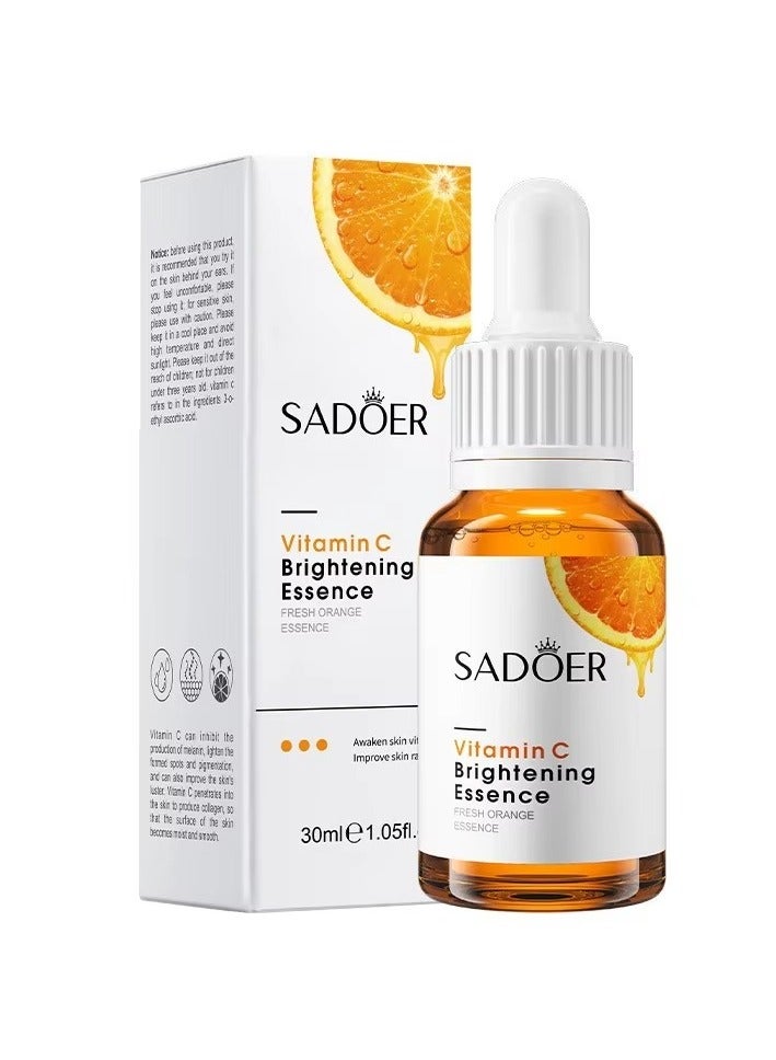 Sadoer Vitamin C Skin Care Combo 8 In 1 Set With Body Lotion Toner Eye Cream Face Cream Serum Cleanser Soap And Mask Sheet For Brightening And Hydrating All Skin Types - Image 3