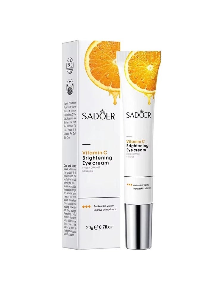 Sadoer Vitamin C Skin Care Combo 8 In 1 Set With Body Lotion Toner Eye Cream Face Cream Serum Cleanser Soap And Mask Sheet For Brightening And Hydrating All Skin Types - Image 2