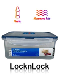 LOCK & LOCK LocknLock 1.4L Rectangular  Airtight Food Storage  - BPA-Free, Microwave, Freezer, and Dishwasher Safe  - Image 1