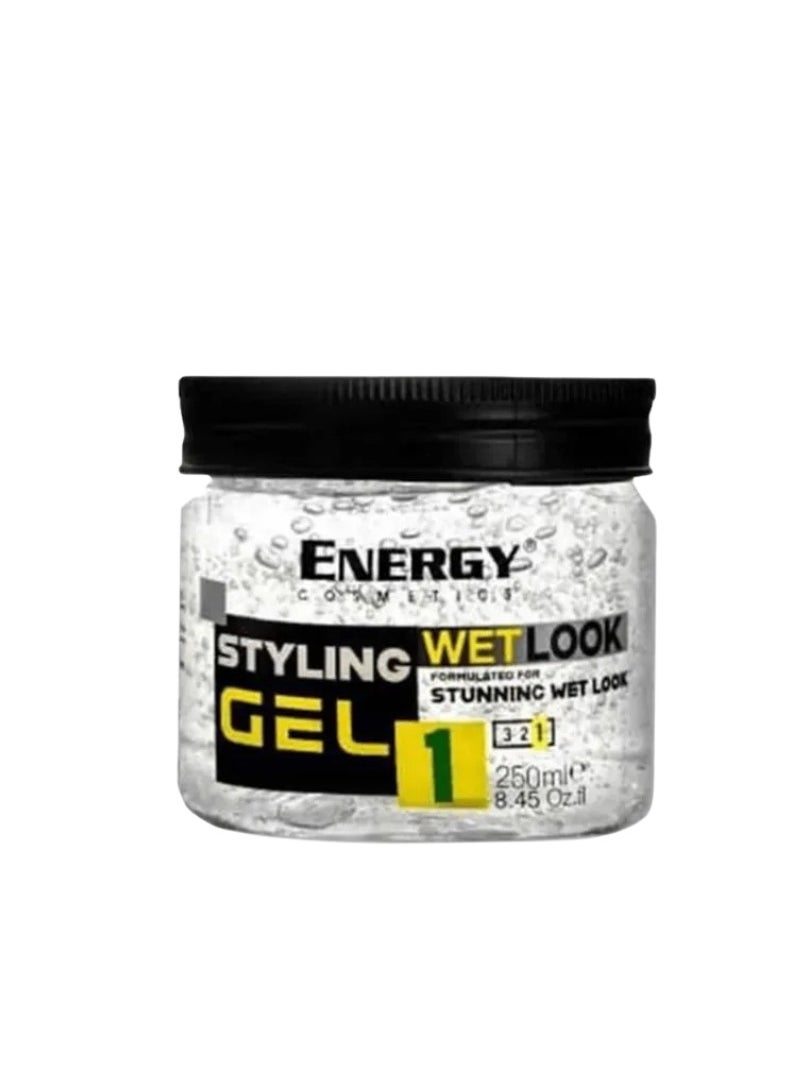 Energy - Energy Styling Hair Gel Wet Look (1)250ml - Image 1