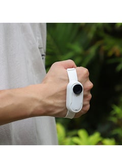 ماركة غير محددة Sunnylife Insta360 GO3 Sports Development Cable Tie سيليكون جراب واقٍ لحزام المعصم وحزام الظهر - اللون: أسود  - Image 4