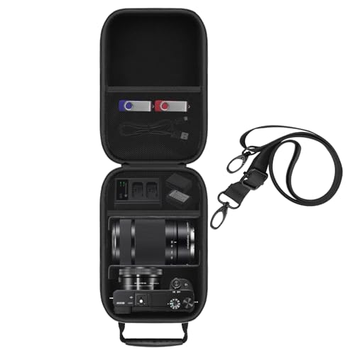 HESPLUS Hard Carrying Case Compatible with Sony Alpha a6400 a6700 a6600 a6100 a6500 a6300 a6000 Mirrorless Digital Camera Case Only - Image 1