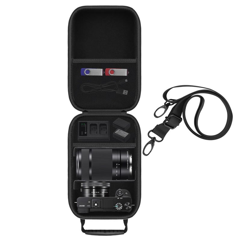 HESPLUS Hard Carrying Case Compatible with Sony Alpha a6400 a6700 a6600 a6100 a6500 a6300 a6000 Mirrorless Digital Camera Case Only - Image 2