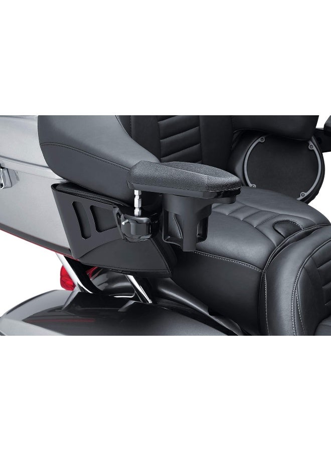 Kuryakyn 8700 Passenger Armrest for 2014-20 Harley-Davidson Touring and Tri Glide, Gloss Black, 1 Pair - Image 4