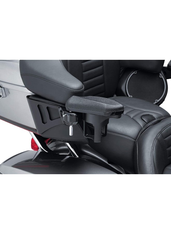 Kuryakyn 8700 Passenger Armrest for 2014-20 Harley-Davidson Touring and Tri Glide, Gloss Black, 1 Pair - Image 2