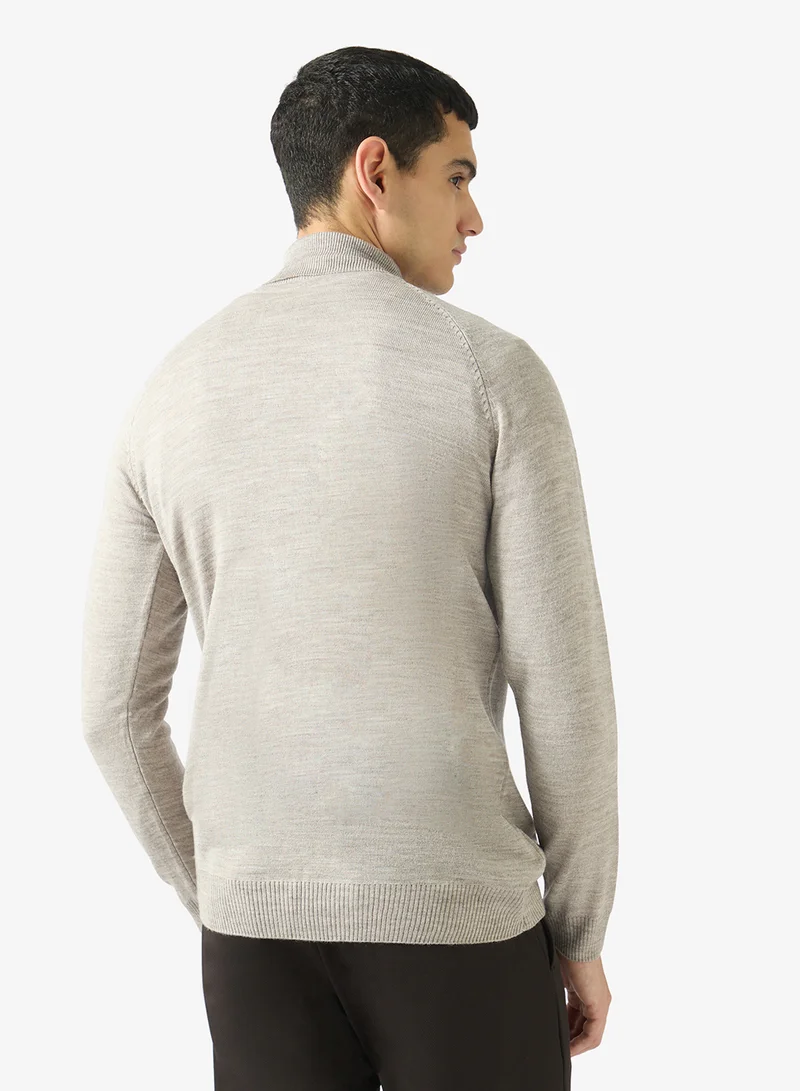 Robert Wood  Casual Turtle Neck Pullover Sweater for Men | Best Price UAE