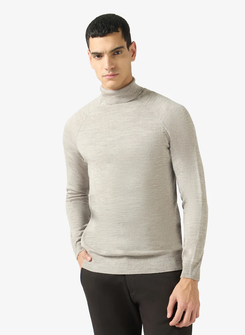 Robert Wood Casual Turtle Neck Pullover Sweater