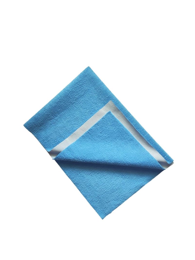 Yuga New Born Baby Urine Sheets Waterproof, Bed Protector Baby Dry Sheet, Baby Dry Mats Waterproof and New Born Baby Products (Blue, Small) 