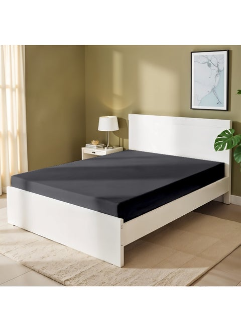Fitted Bedsheet 90X190+20Cm Breathable Plush Silver Fabric With Deep Pockets Machine Washable For Optimal Protection