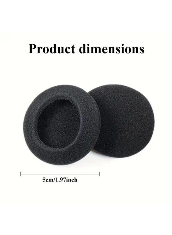 24pcs 50mm Over Ear Headphone Covers Compatible with Philips Logitech - Image 4