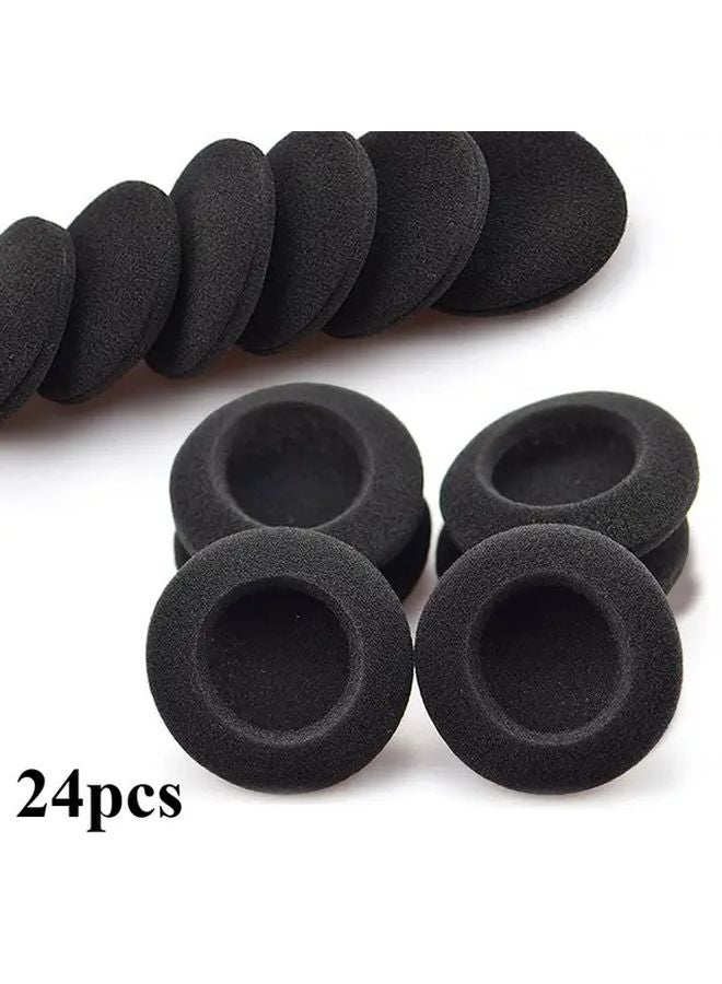 24pcs 50mm Over Ear Headphone Covers Compatible with Philips Logitech - Image 1