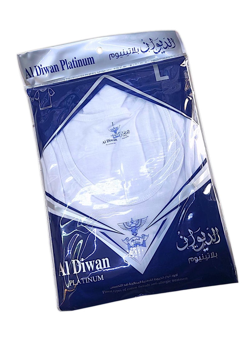 AL DIWAN PLATINUM MENS UNDERSHIRT(BOX OF 6) - Image 1