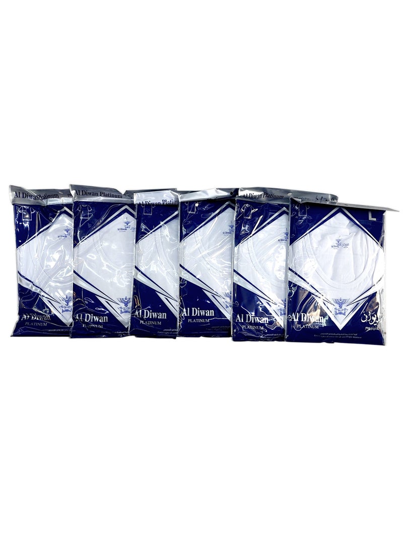 AL DIWAN PLATINUM MENS UNDERSHIRT(BOX OF 6) - Image 2