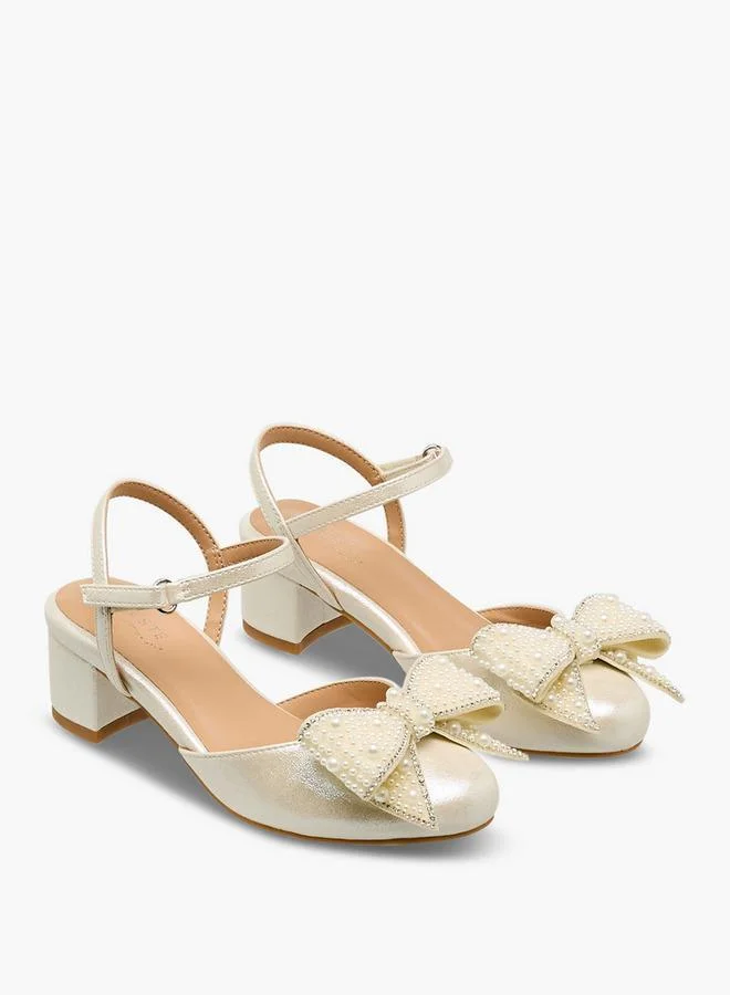 Celeste Girls Block Heel Sandals Ramadan Collection