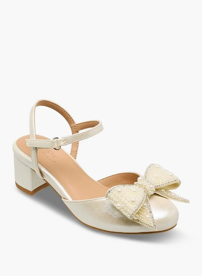 Celeste Girls Block Heel Sandals Ramadan Collection