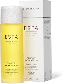 ESPA Positivity Bath Body Oil 100ml Jasmine Gardenia Rose Geranium Pack of 2 - Image 2