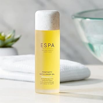 ESPA Positivity Bath Body Oil 100ml Jasmine Gardenia Rose Geranium Pack of 2 - Image 3