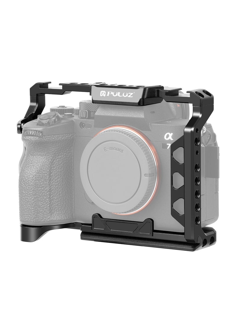 PULUZ PULUZ Metal Camera Cage Stabilizer Rig for Sony A7 IV / ILCE-7M4 / A7M4 / A7M3 / A7R3 / A7R III  - Image 1