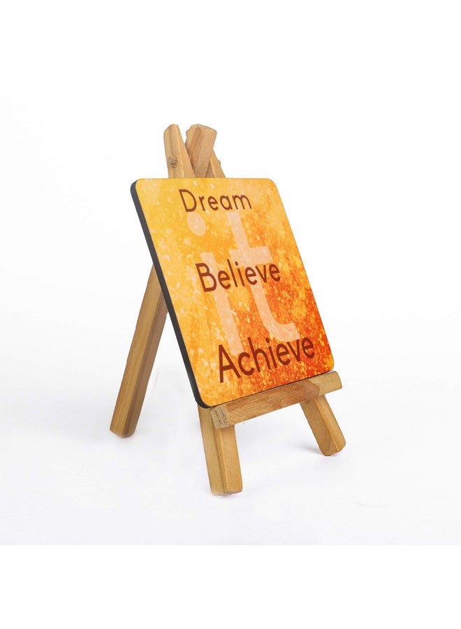 Inside Out Innovative Designs Dream Believe Achieve Coaster with Easel Stand - Image 2