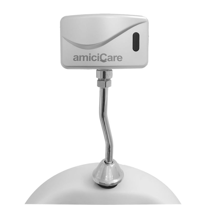 amiciCare Automatic Urinal Flush Sensor, Wall-Mounted Touchless Flush Valve for Male Urinal with Infrared Sensor - Image 1