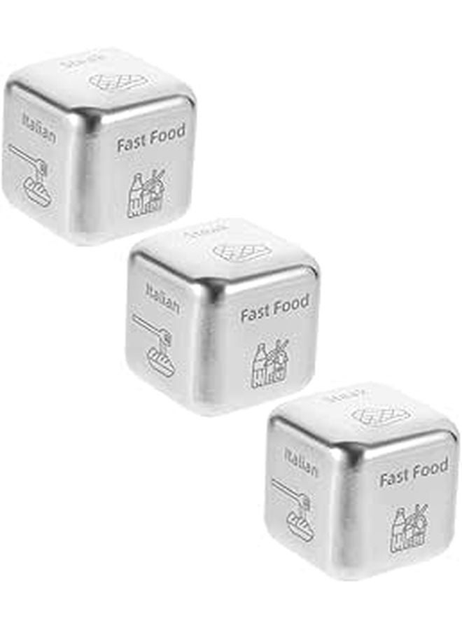 Stainless Steel Food Decider Wheel Game for Family Fun Entertainment and Gatherings - Image 1