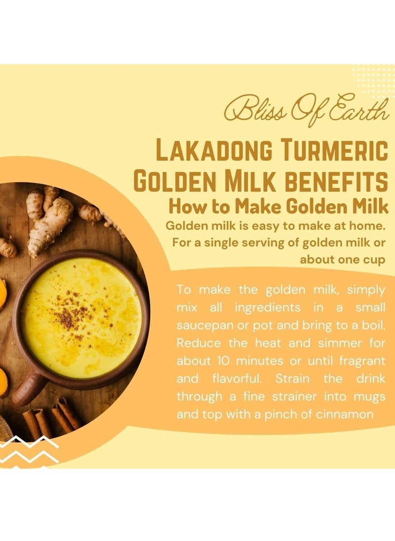 BLISS OF EARTH Certified Organic Lakadong Turmeric Powder 250gm  - Image 5
