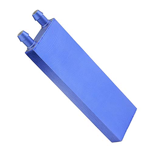 BXQINLENX Aluminum Water Cooling Block for CPU Graphics Radiator Heatsink 40x 120mm Blue - Image 1