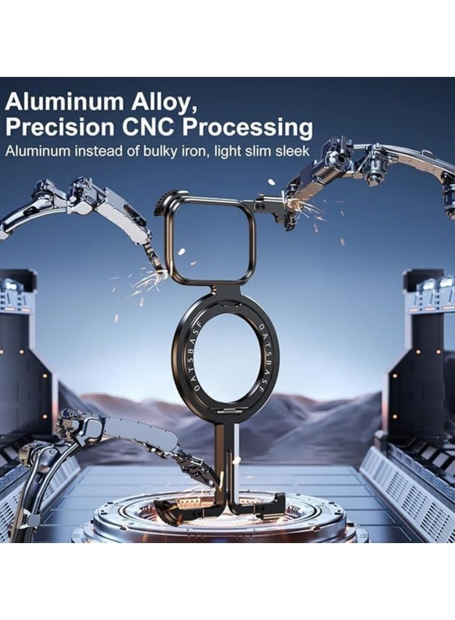 عام حافظة معدنية بدون إطار متوافقة مع Google Pixel 9 Pro Fold - مع حامل دوار 360° مغناطيسي - Image 5